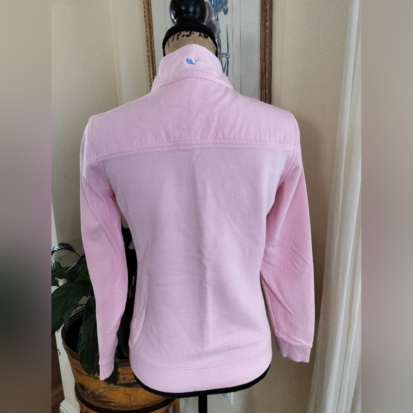 Vineyard Vines Women's Performance 1/4 Zip Sweaters Stretch Color Pink Size XS - Picture 4 of 11